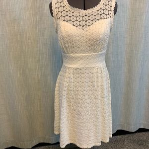 Dress Barn white dress size 4 worn once